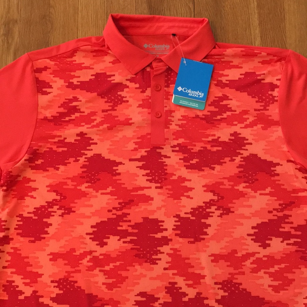 ~NWT~ Columbia Omni-Wick Golf Polo Size L